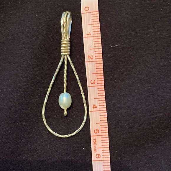 Ronaldo guardian angel pendant 14 Kt gold and silver - Picture 1 of 3